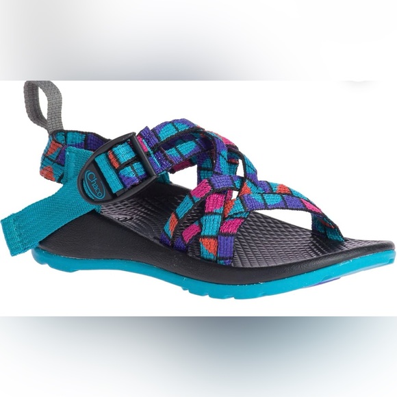 Chaco Unisex Kids ZX1 Ecotread J180264 Sport Sandals Break Teal Blue You… - Picture 5 of 14